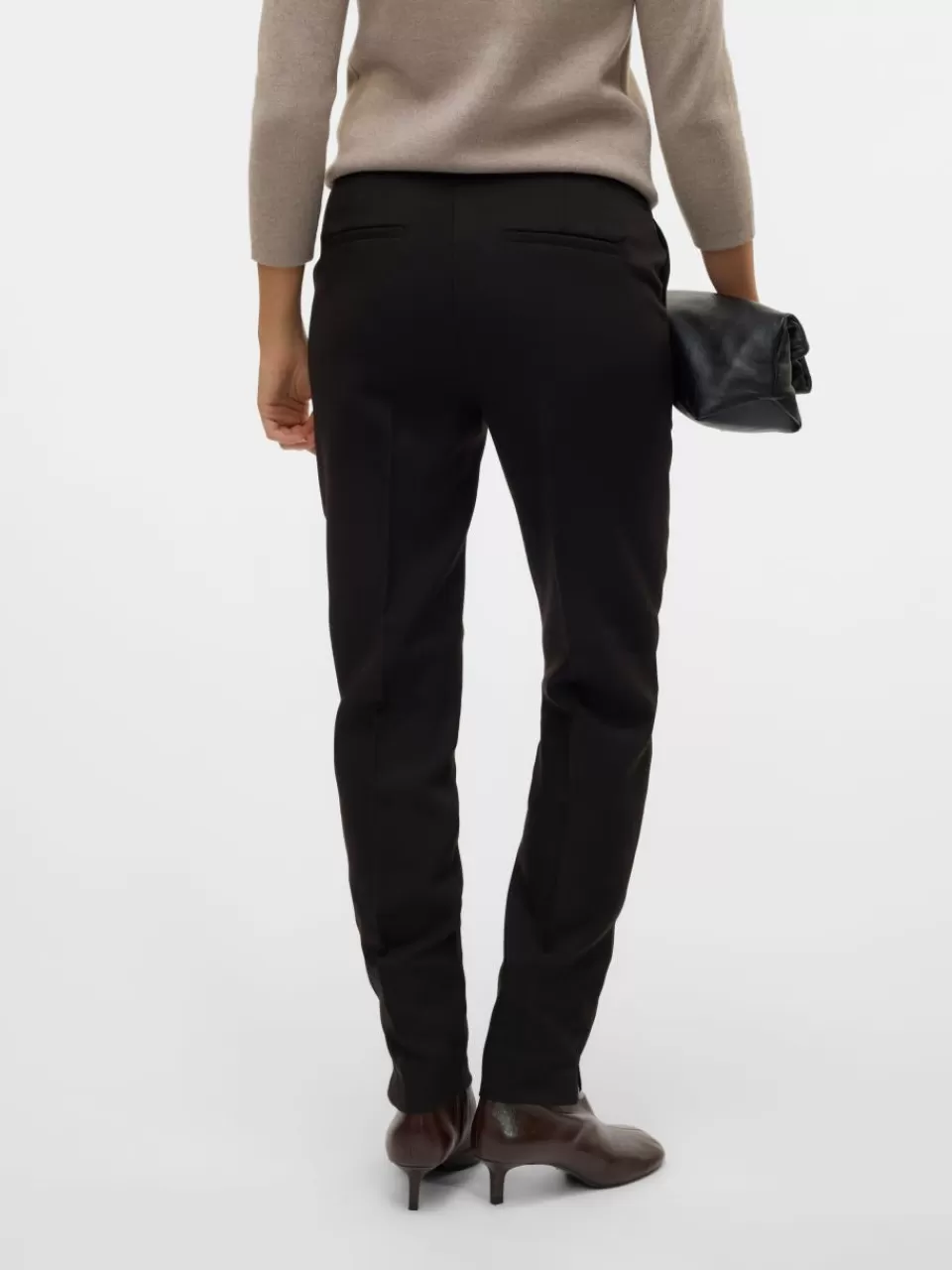 Best Sale VERO MODA VMBEATE Høy midje Bukser Black