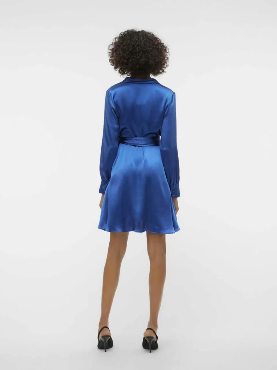 New VERO MODA VMBEATRICE Kort kjole Galaxy Blue