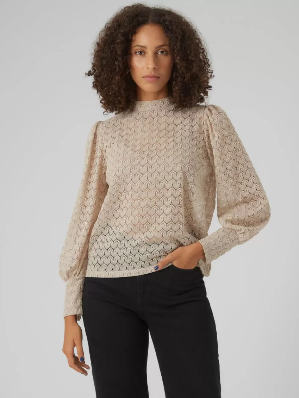 Flash Sale VERO MODA VMBECCA Topp Pumice Stone