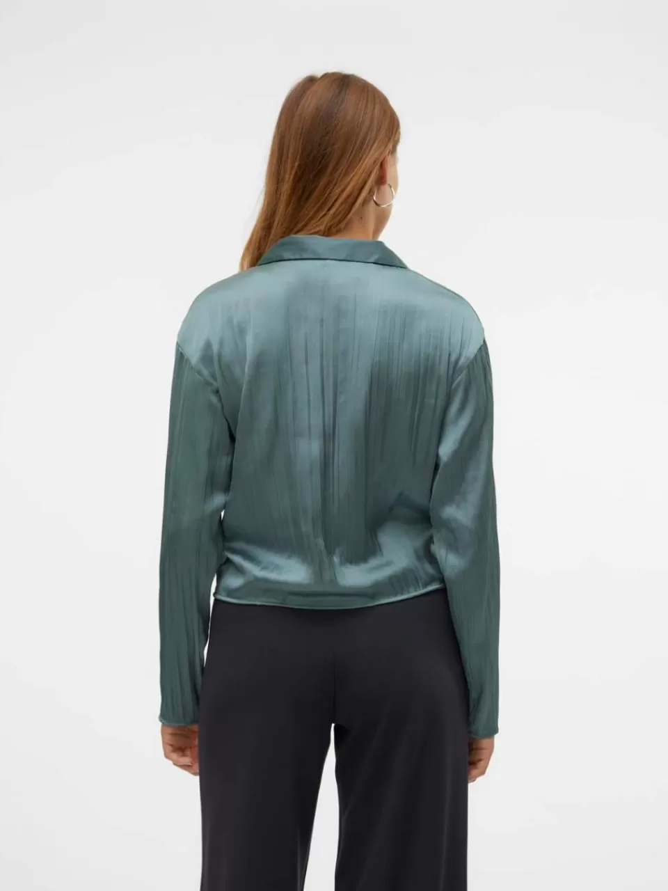 Store VERO MODA VMBILLIE Topp Balsam Green