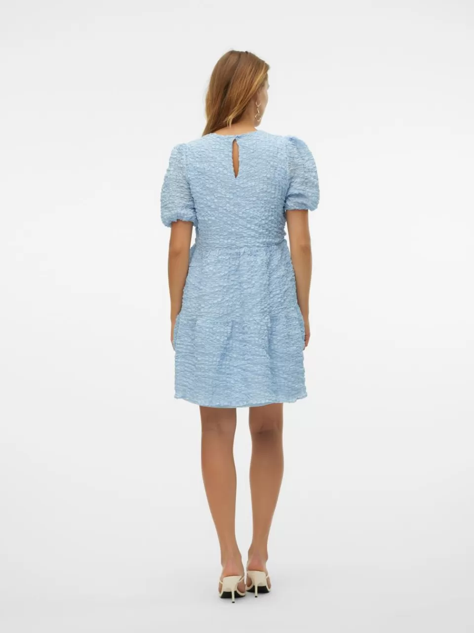 Best VERO MODA VMBOA Kort kjole Cashmere Blue