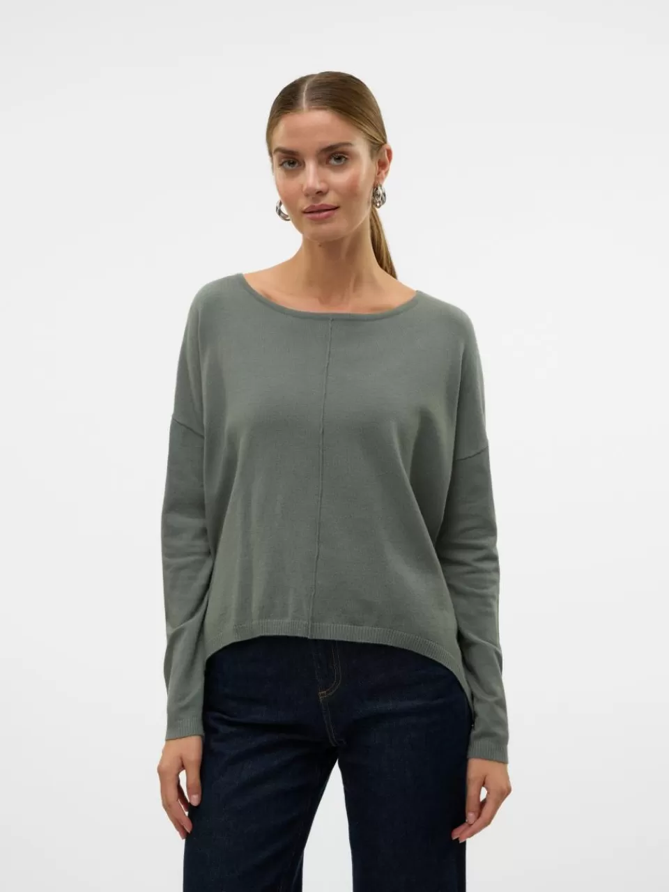 Sale VERO MODA VMBREEZE Genser Balsam Green