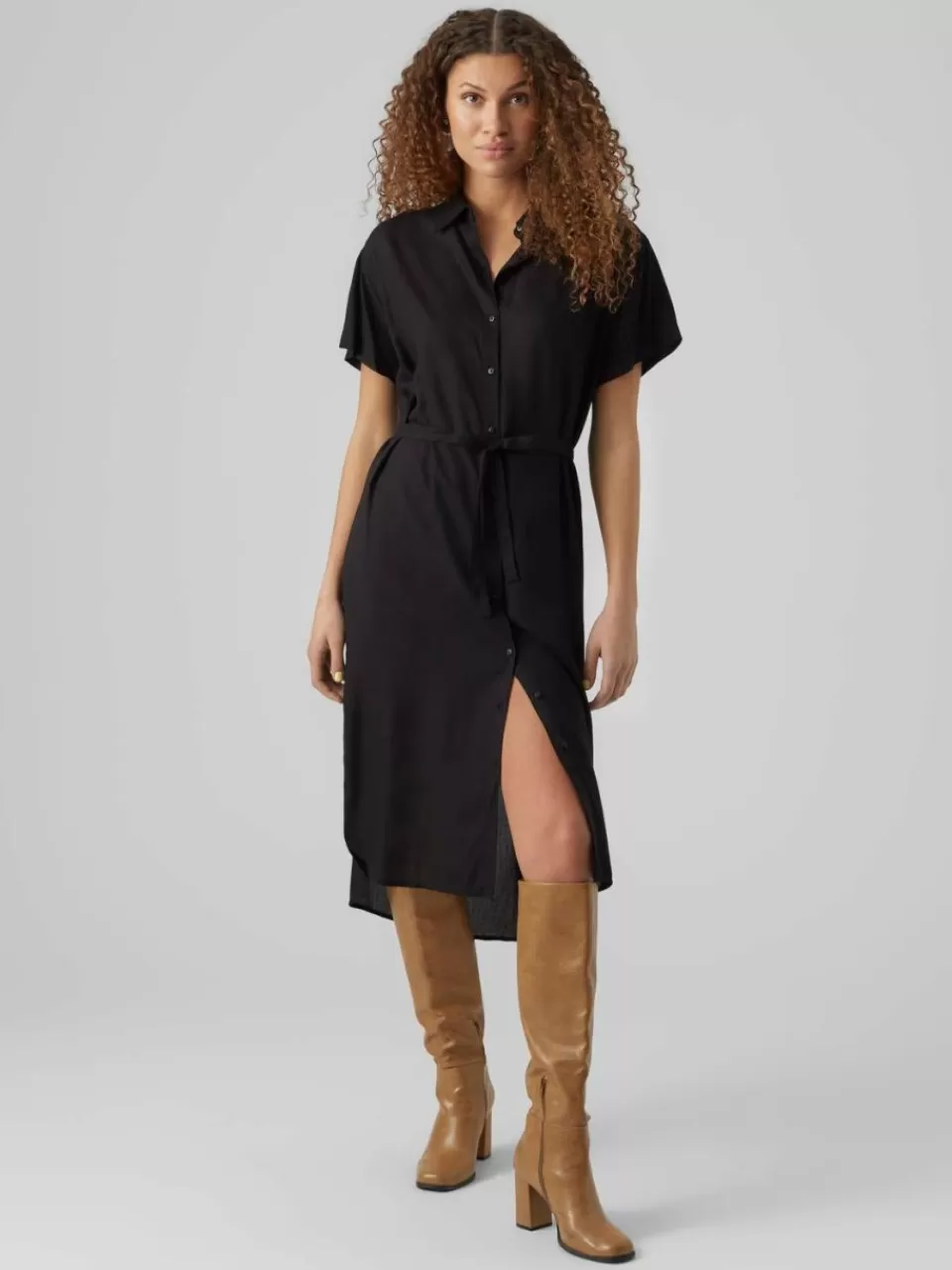 Outlet VERO MODA VMBUMPY Lang kjole Black