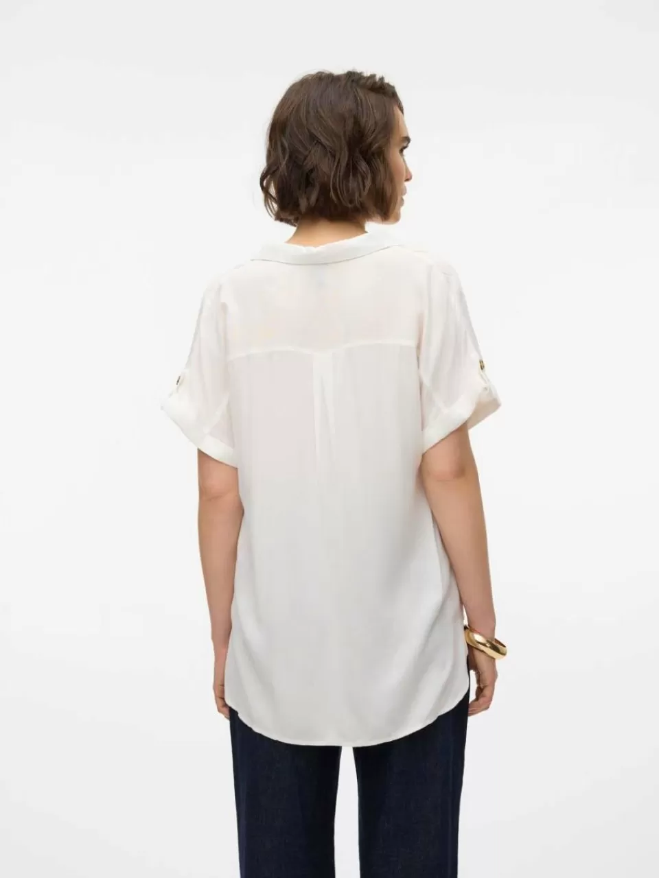 Sale VERO MODA VMBUMPY Skjorte Snow White