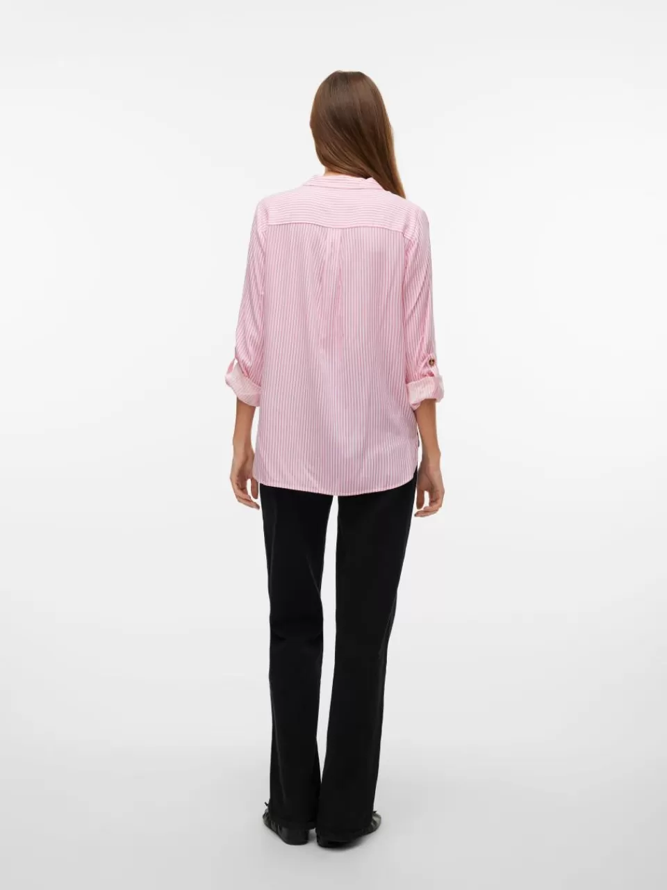 Discount VERO MODA VMBUMPY Skjorte Pink Cosmos