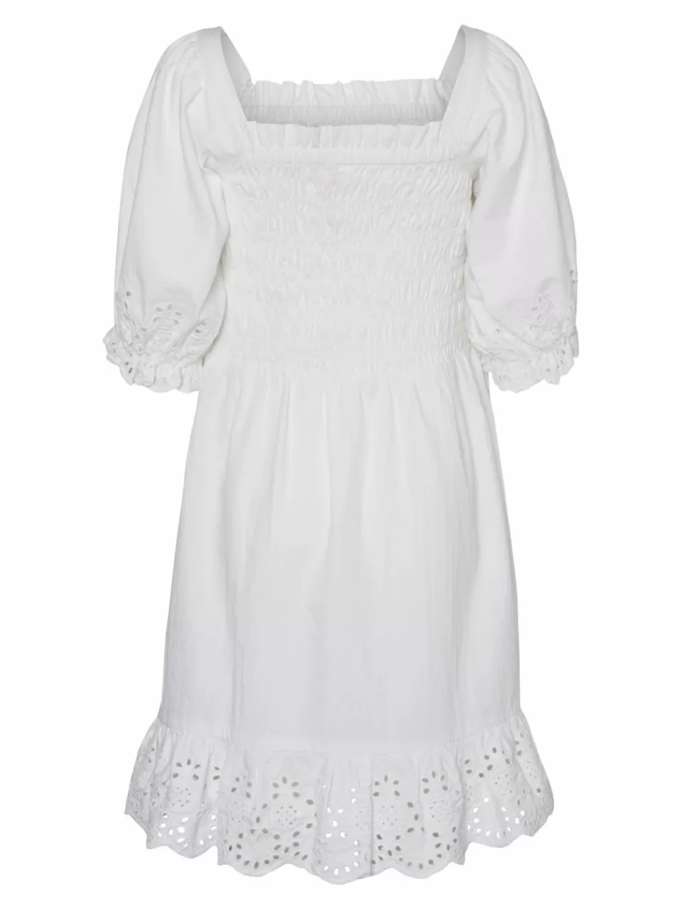 Sale VERO MODA VMCAITLYN Kort kjole Bright White