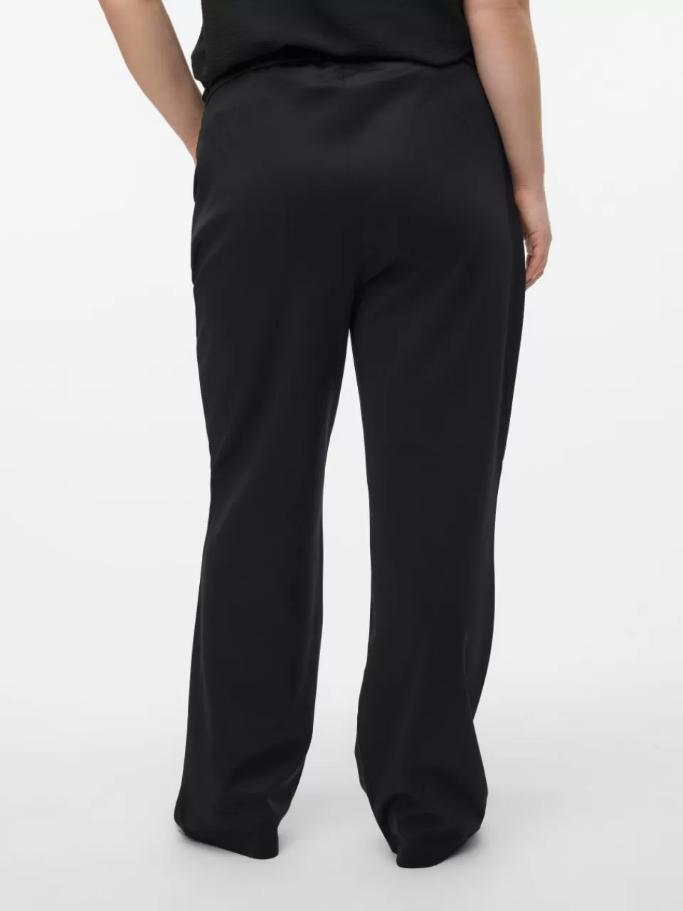 Best Sale VERO MODA VMCCADENCE Middels høyt snitt Bukser Black