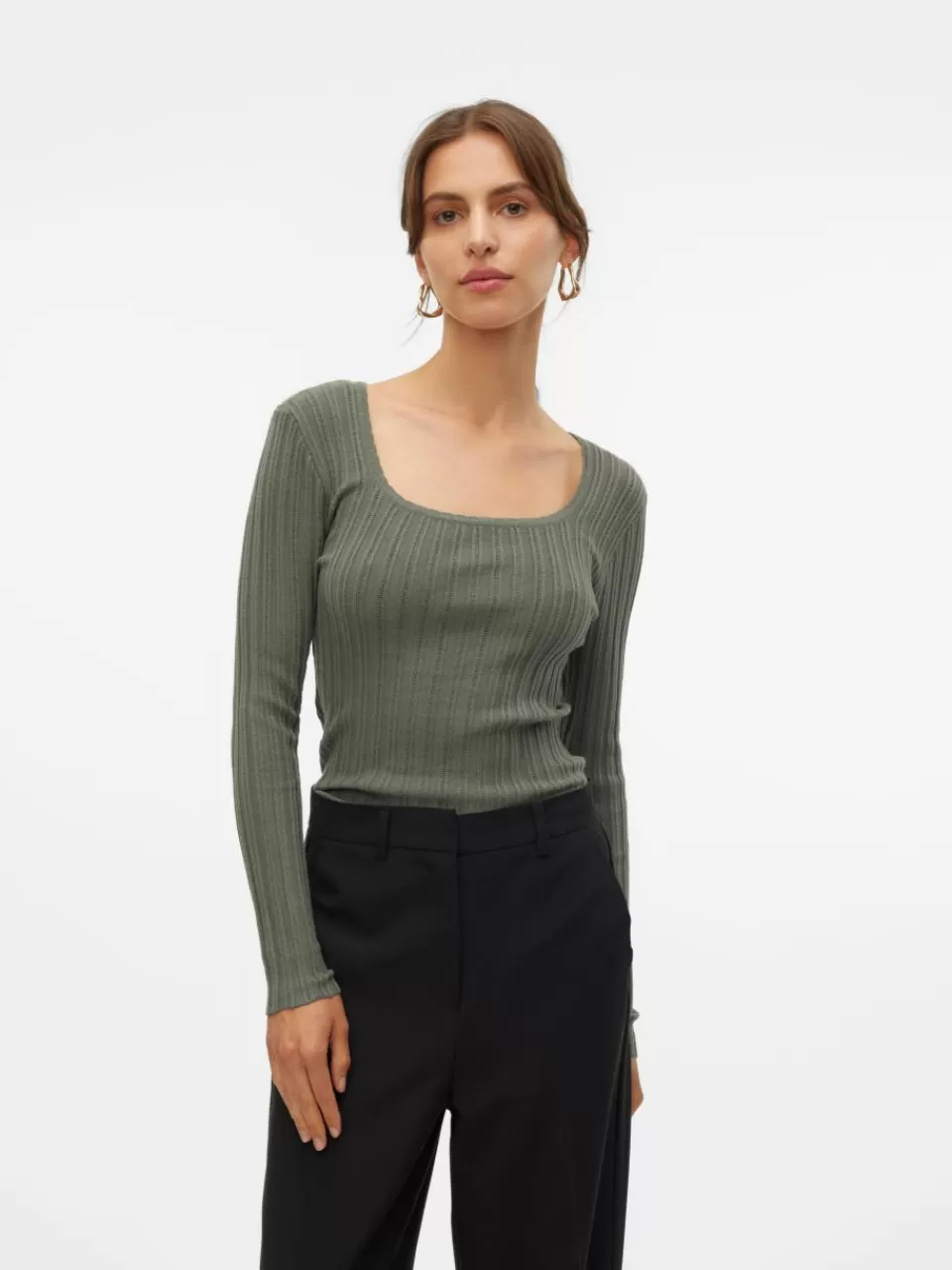 Sale VERO MODA VMCECILIE Genser Balsam Green