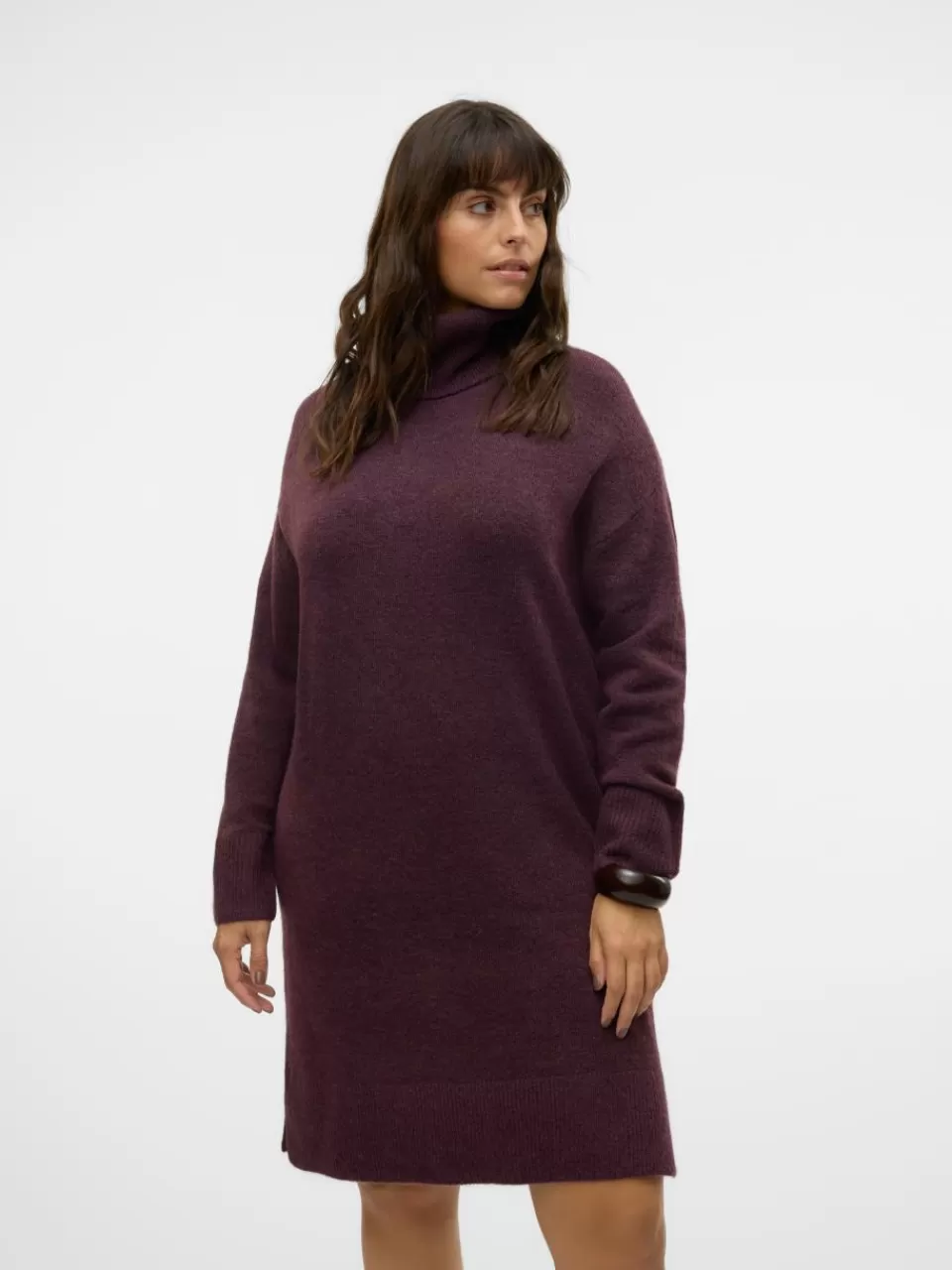 Hot VERO MODA VMCFILUCA Kort kjole Plum Perfect