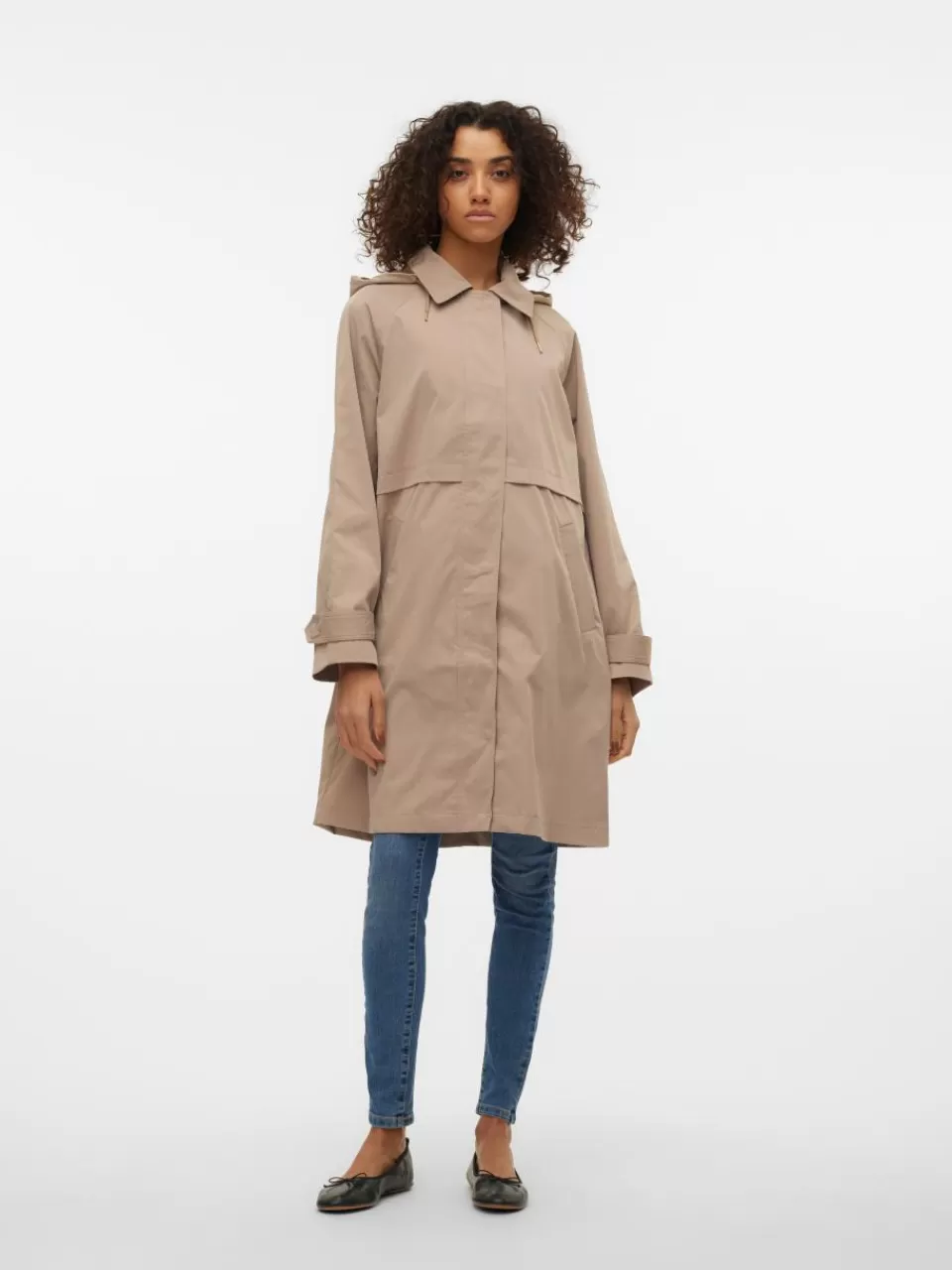 Outlet VERO MODA VMCHELSEASIF Parkas Silver Mink