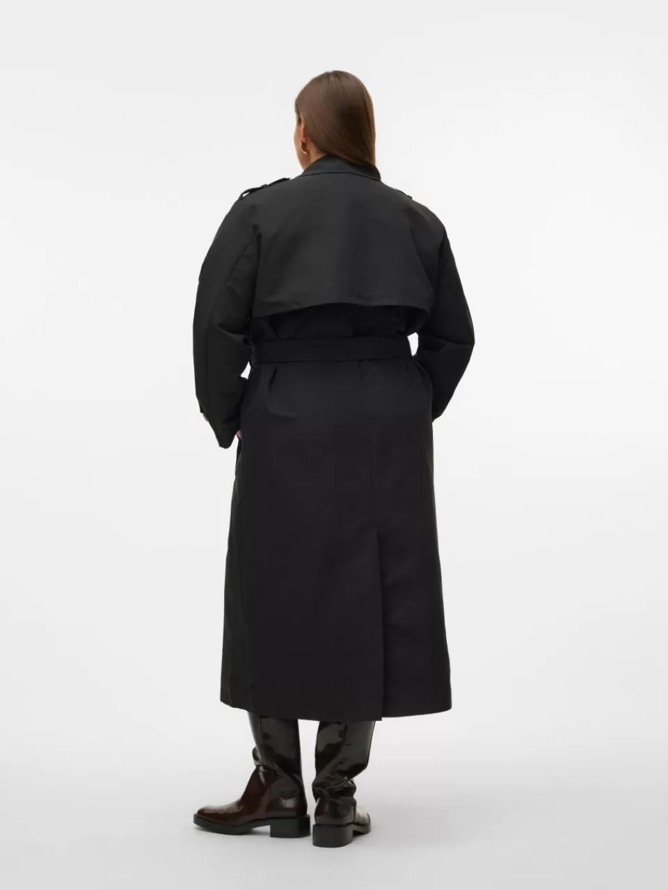 Fashion VERO MODA VMCHLOE Trenchcoat Black