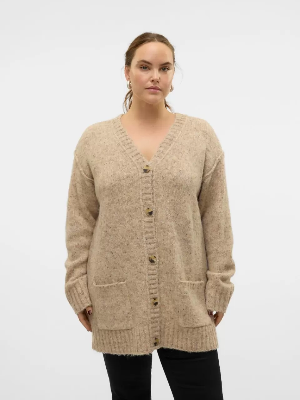 Best VERO MODA VMCINGRID Strikket cardigan Silver Mink