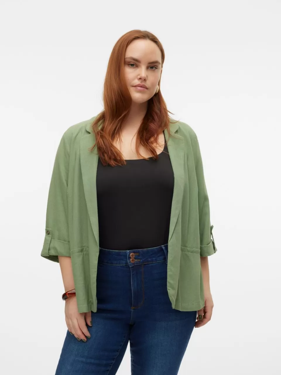 Store VERO MODA VMCJESMILO Blazer Hedge Green