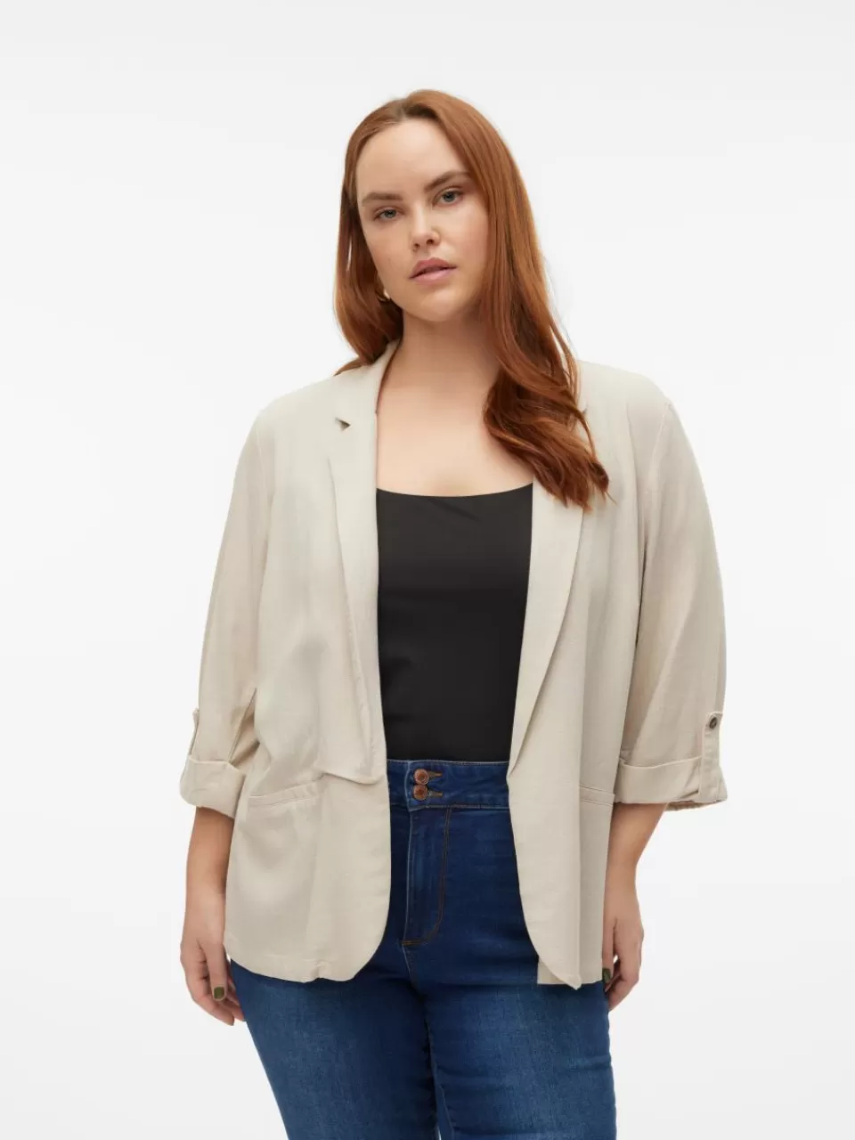 Best VERO MODA VMCJESMILO Blazer Silver Lining