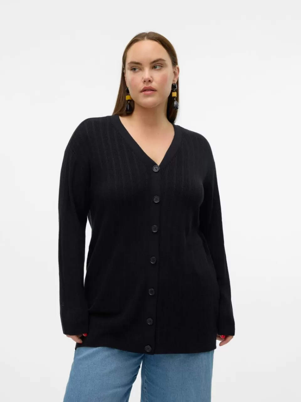 Best VERO MODA VMCNEWLEXSUN Strikket cardigan Black