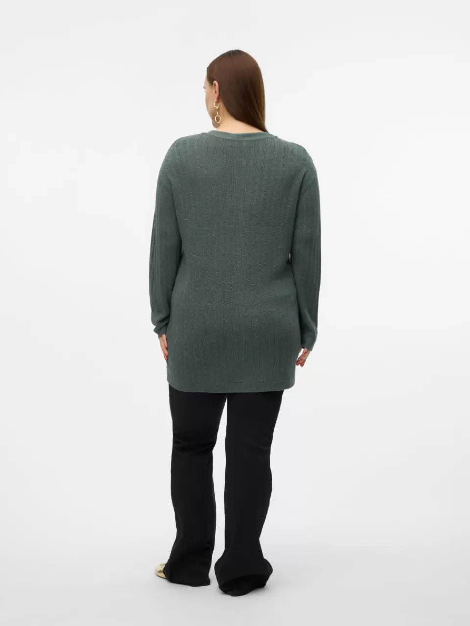 Shop VERO MODA VMCNEWLEXSUN Strikket cardigan Balsam Green