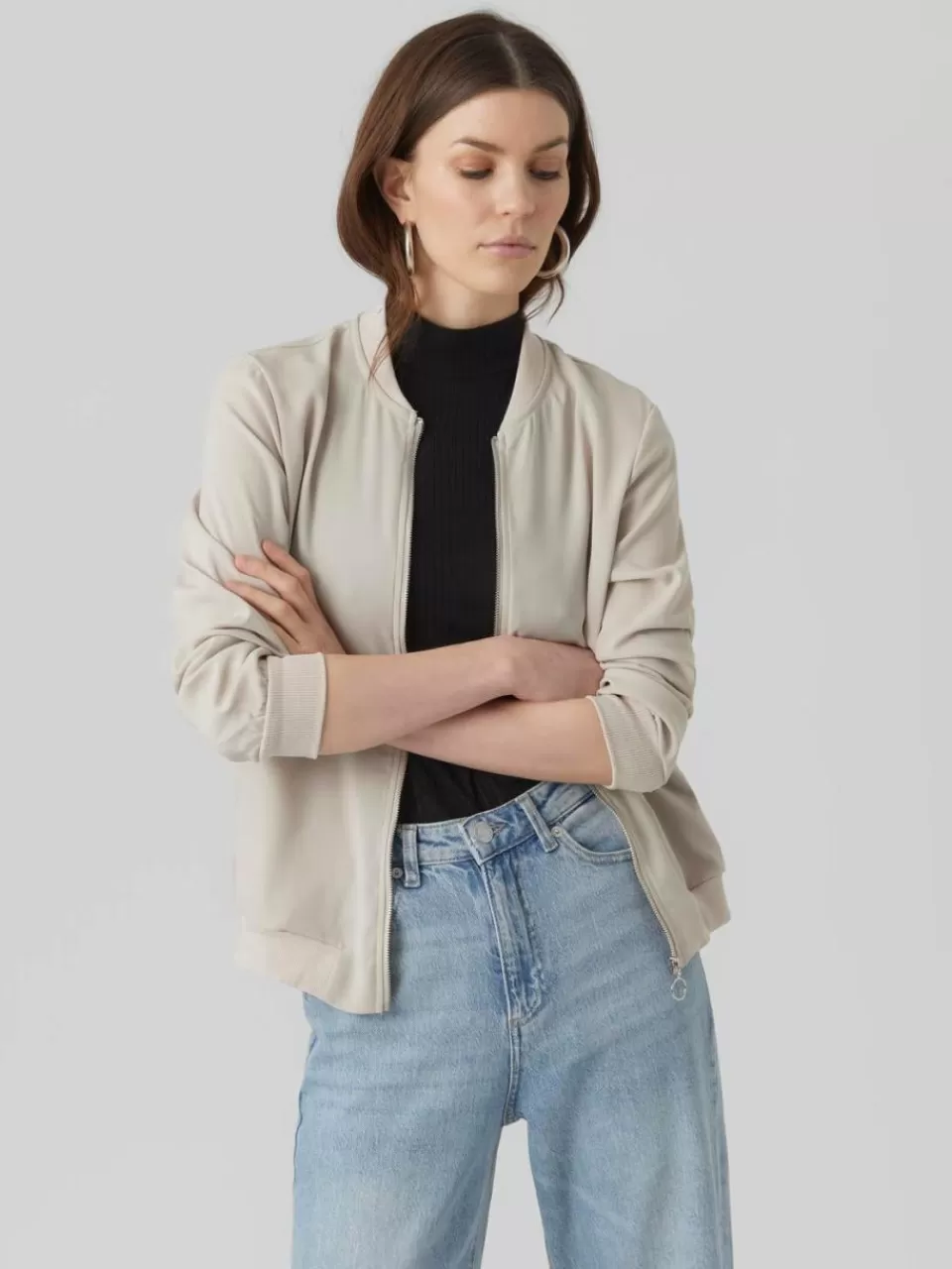 Outlet VERO MODA VMCOCO Otw-bomber Silver Lining