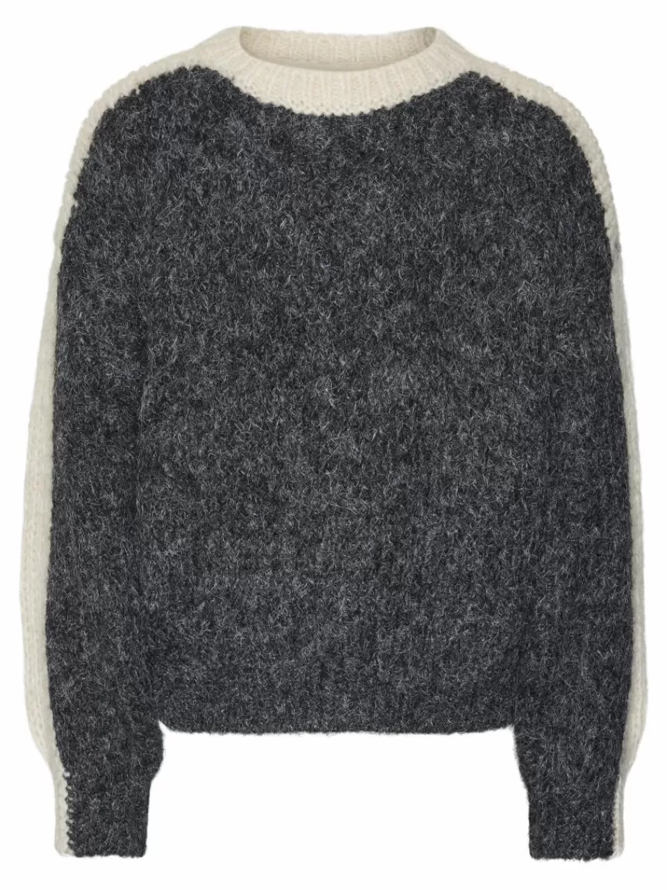 Sale VERO MODA VMCORDELIA Genser Dark Grey Melange