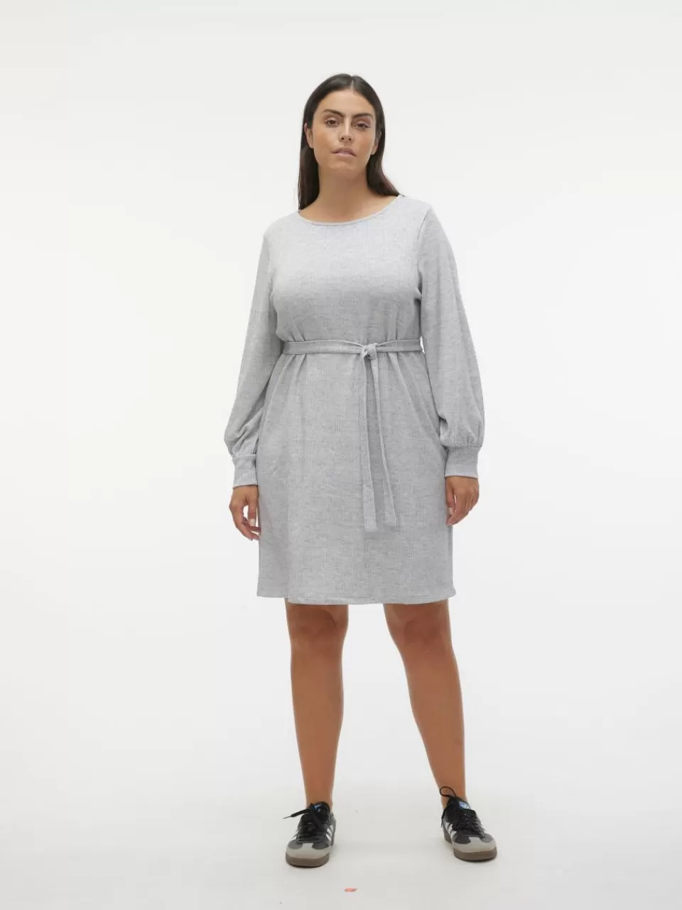 Outlet VERO MODA VMCOTEA Kort kjole Light Grey Melange