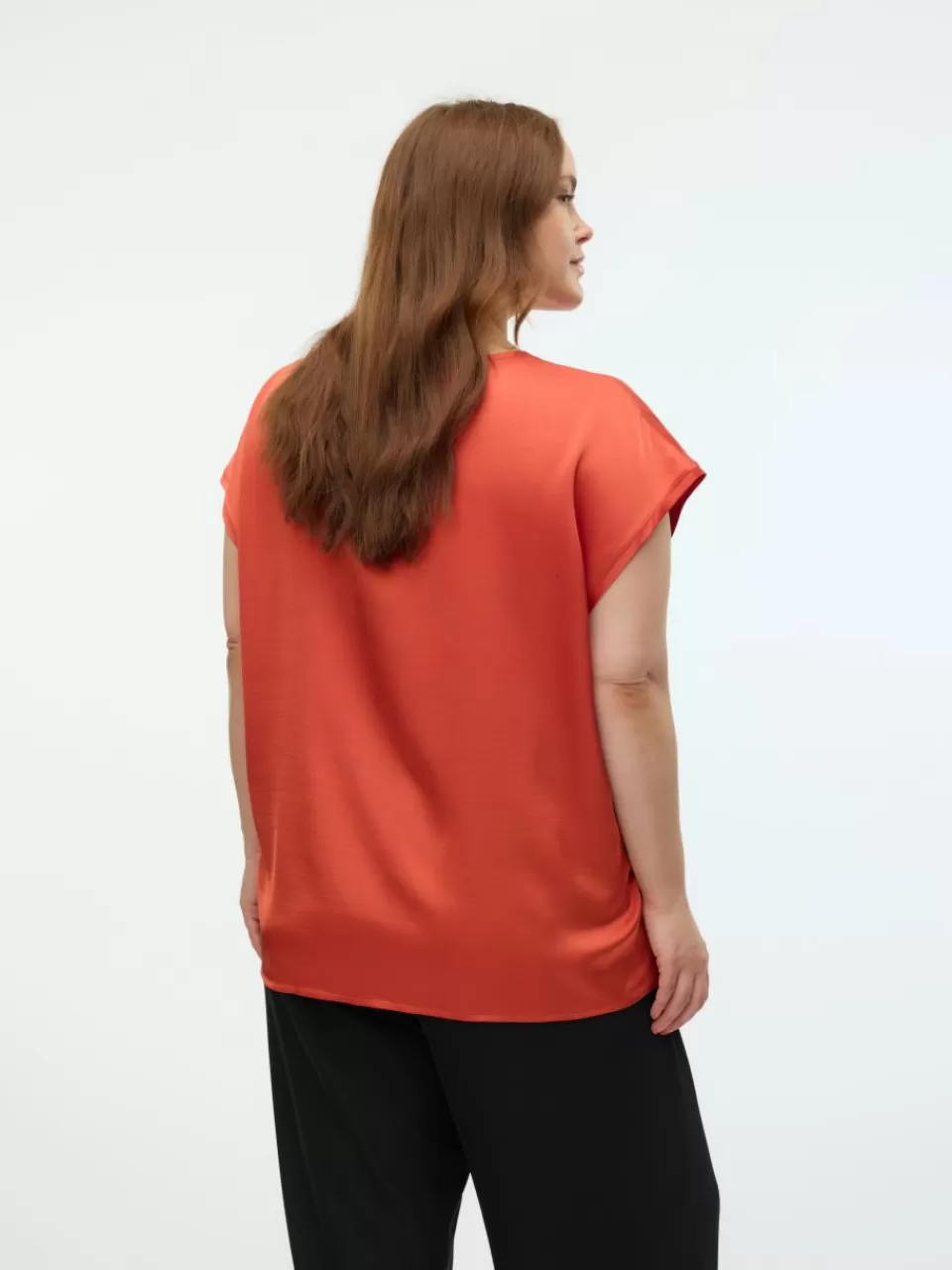 New VERO MODA VMCREBA Topp Burnt Sienna