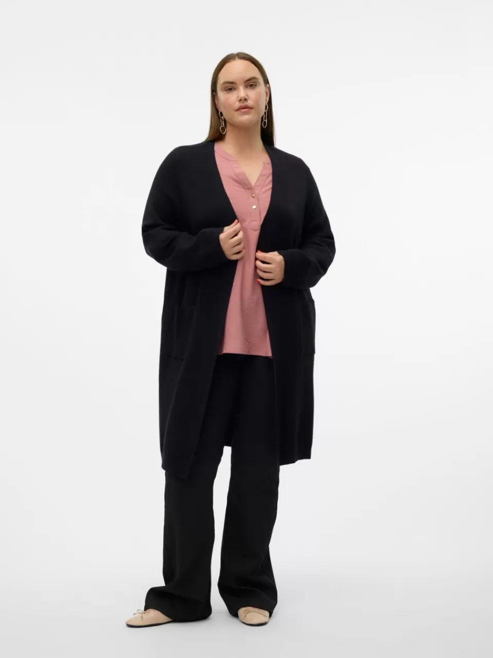 Shop VERO MODA VMCSABA Strikket cardigan Black