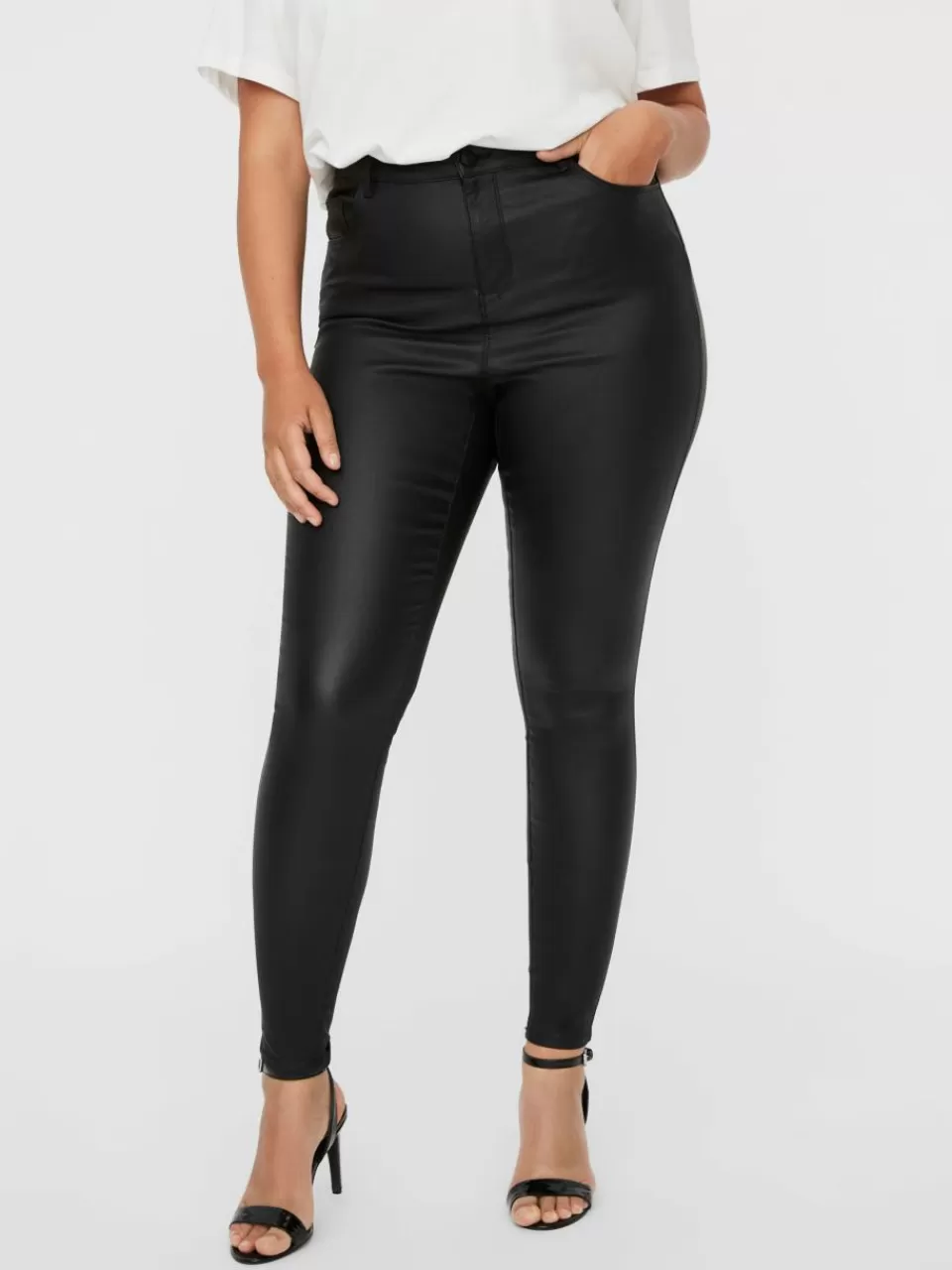 Flash Sale VERO MODA VMCSOPHIA Høyt snitt Bukser Black