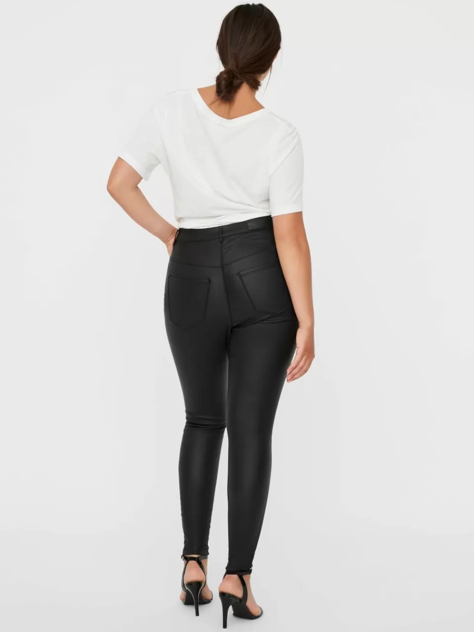 Flash Sale VERO MODA VMCSOPHIA Høyt snitt Bukser Black