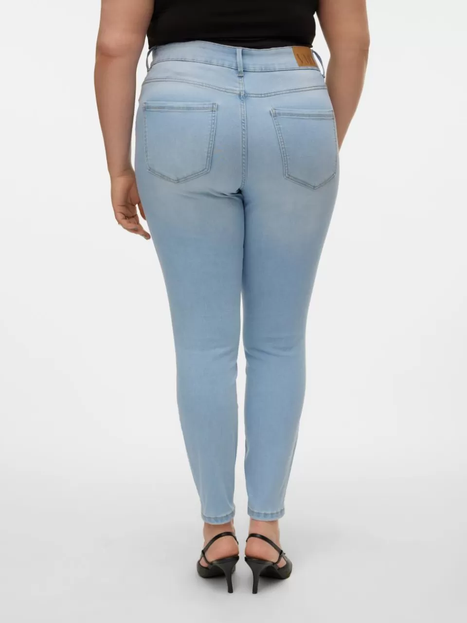 Cheap VERO MODA VMCSOPHIA Høyt snitt Slim Fit Jeans Light Blue Denim