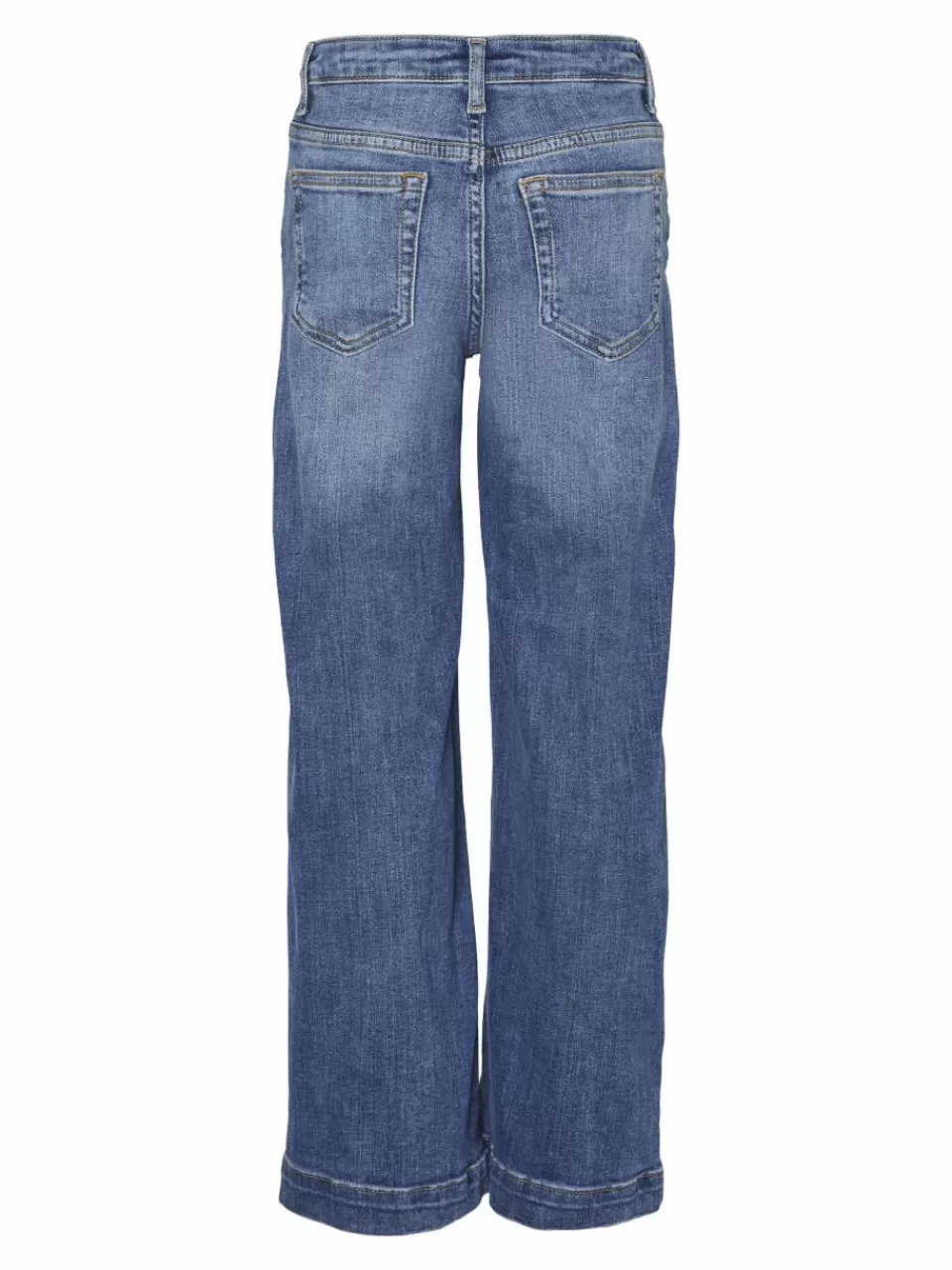 Sale VERO MODA VMDAISY Middels høyt snitt Wide Fit Jeans Medium Blue Denim