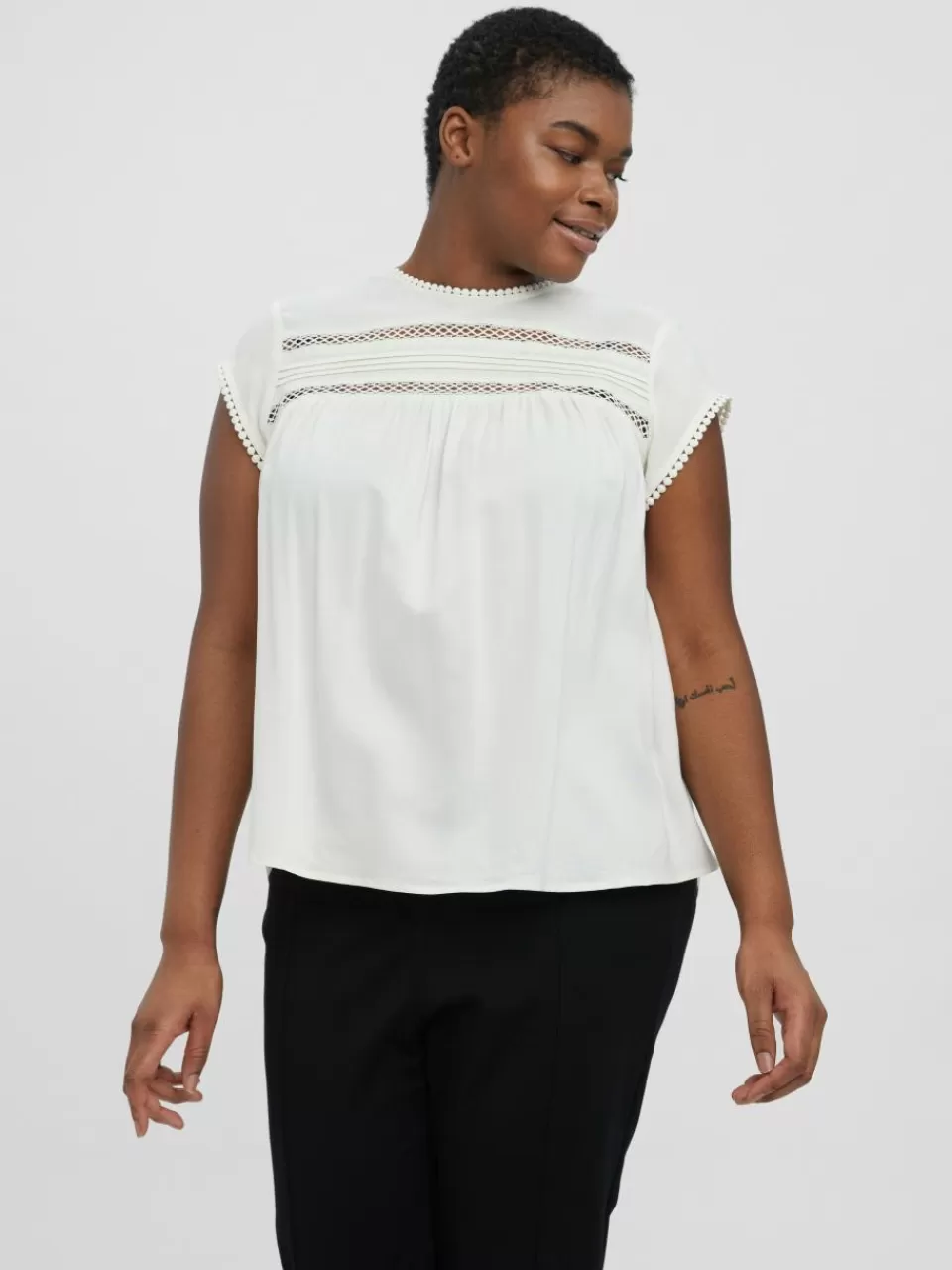 Cheap VERO MODA VMDEBBIE Topp Snow White