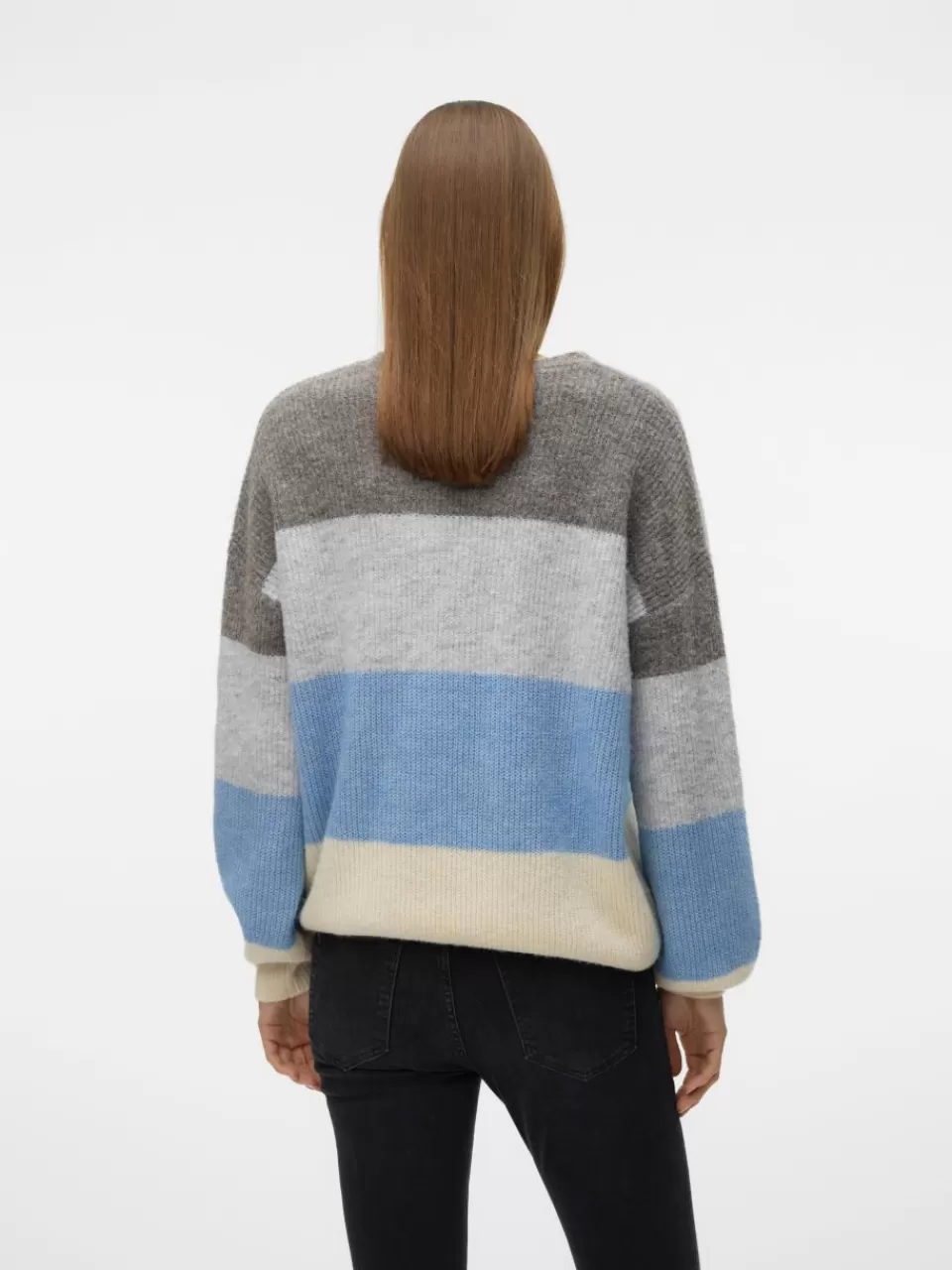 Online VERO MODA VMDESMA Genser Medium Grey Melange