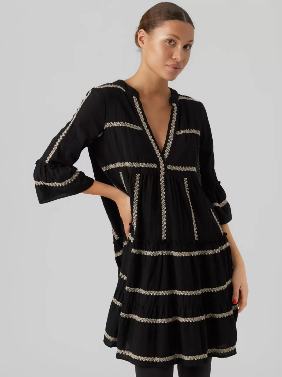 Discount VERO MODA VMDICTHE Kort kjole Black