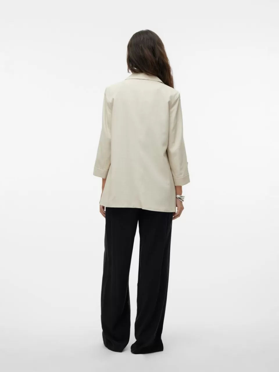 Shop VERO MODA VMDINNA Blazer Oatmeal