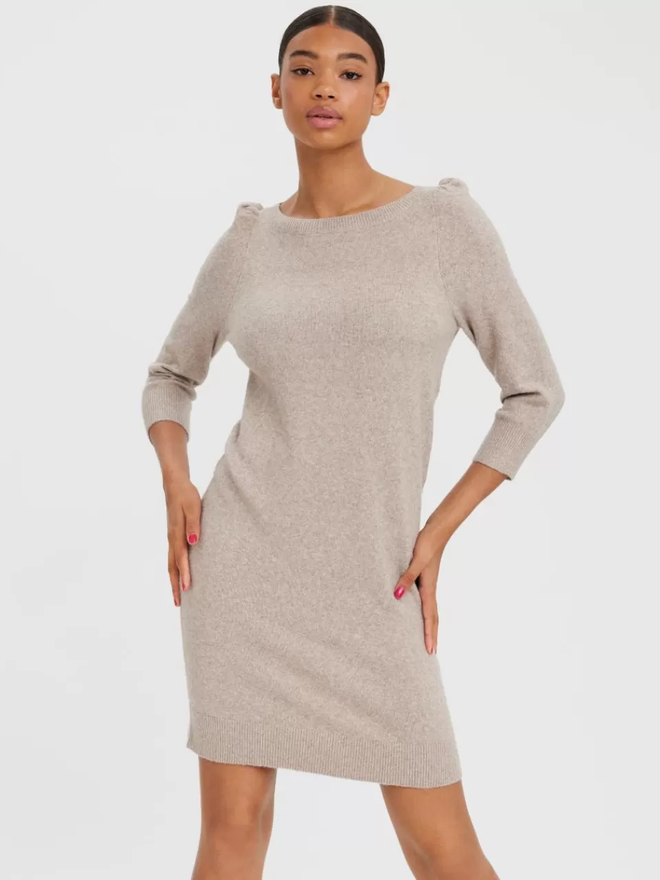 Flash Sale VERO MODA VMDOFFY Kort kjole Silver Mink