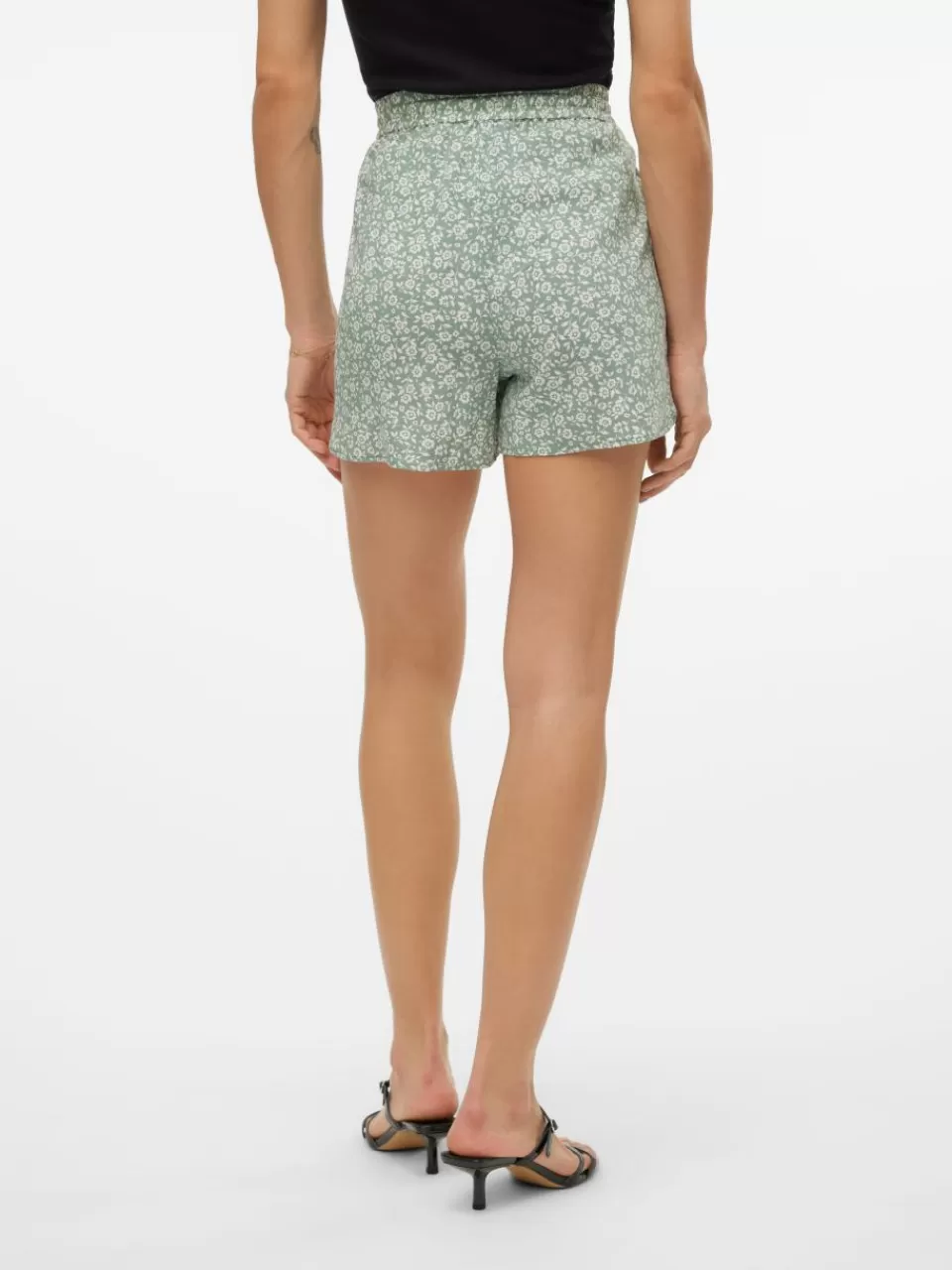 Clearance VERO MODA VMEASY Shorts Hedge Green