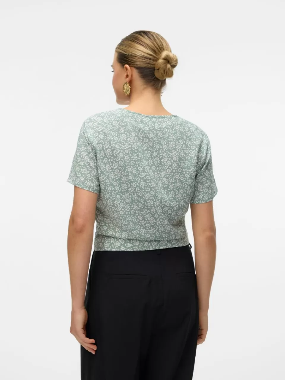 Store VERO MODA VMEASY Topp Hedge Green