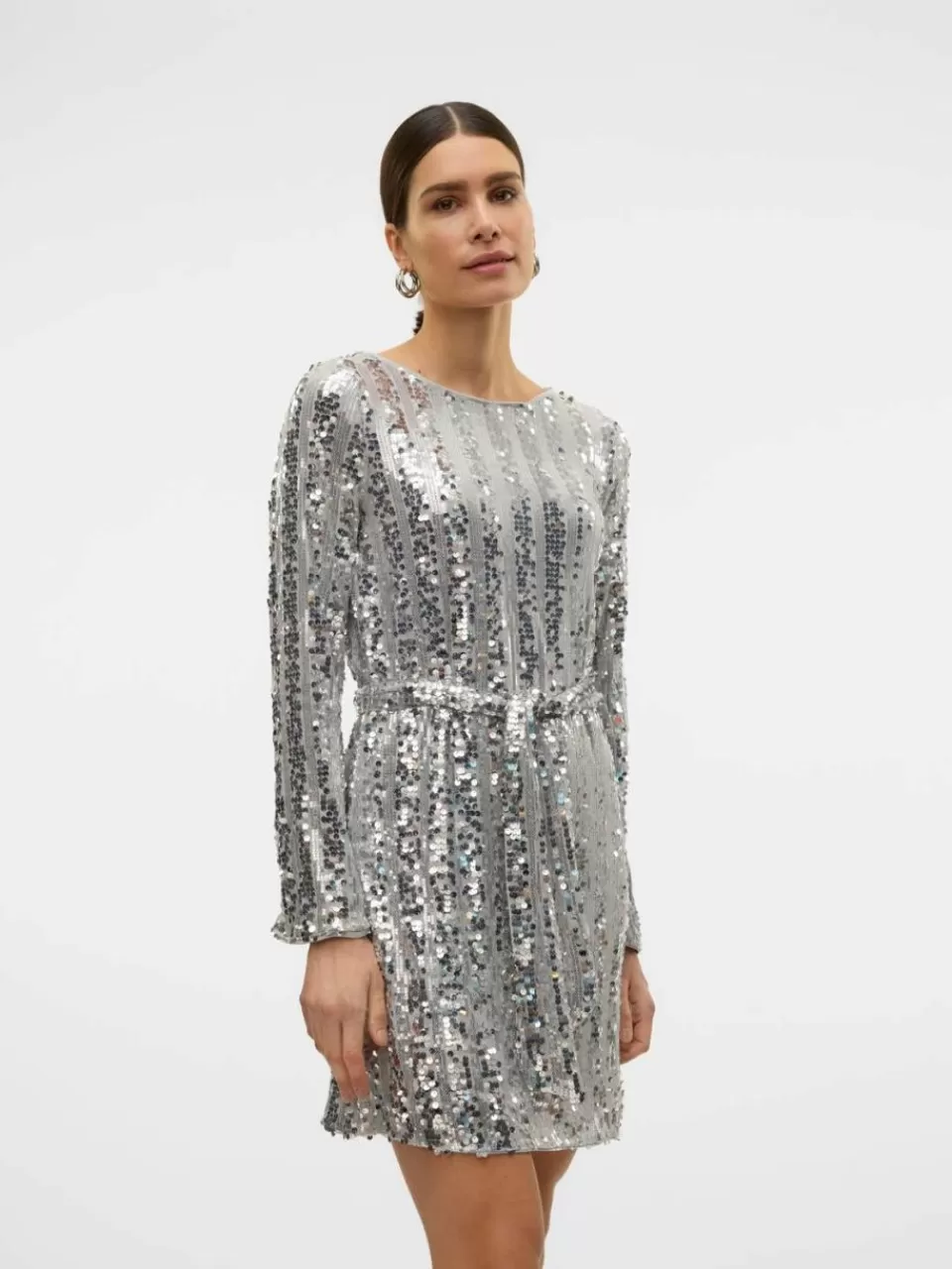 Discount VERO MODA VMEFA Kort kjole Silver