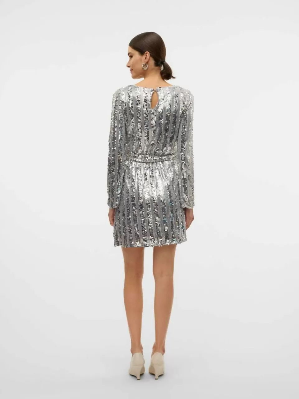 Discount VERO MODA VMEFA Kort kjole Silver