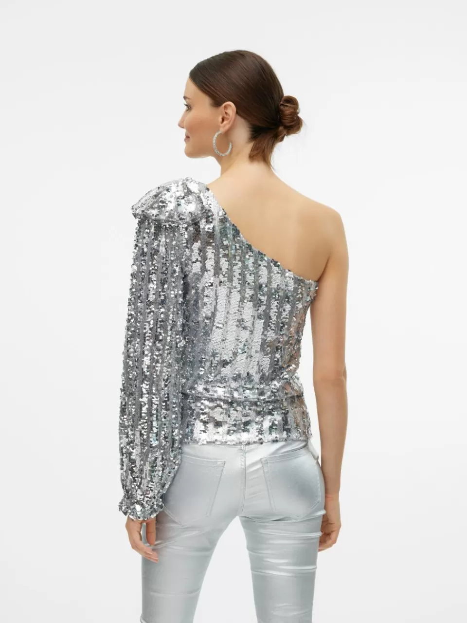 Flash Sale VERO MODA VMEFI Topp Silver Colour