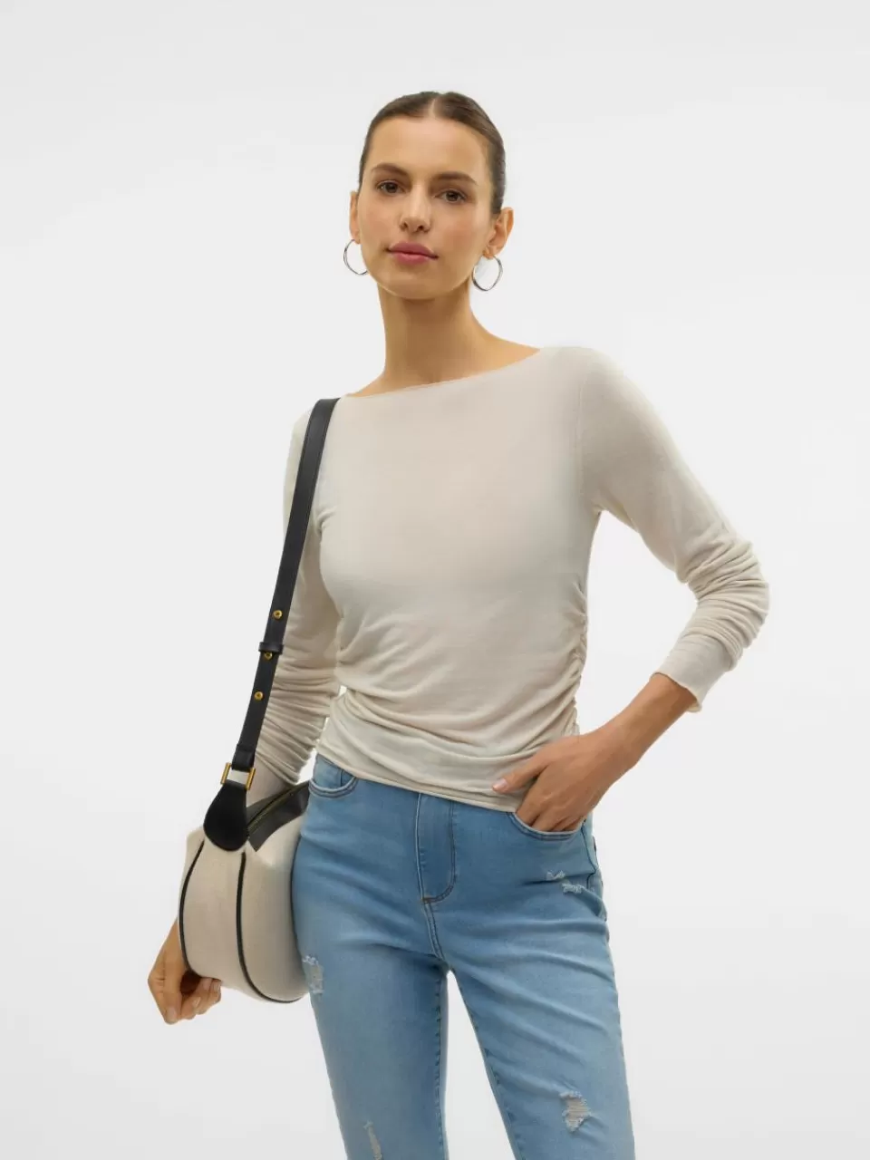 Clearance VERO MODA VMELIANA Topp Pumice Stone