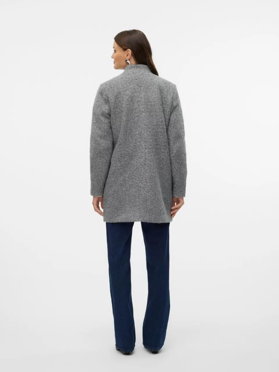 New VERO MODA VMELITEKATRINE Jakke Medium Grey Melange