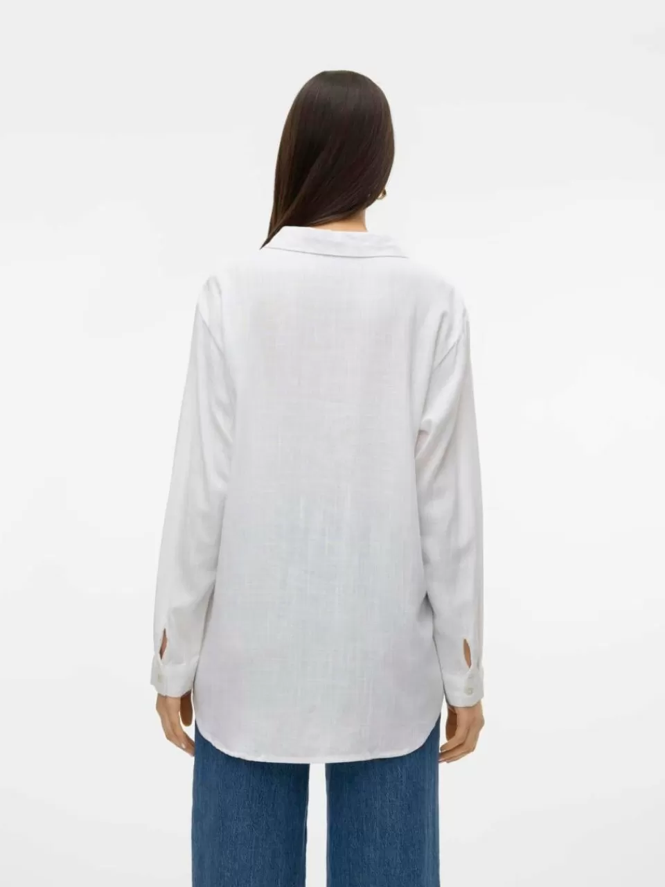 Clearance VERO MODA VMELIZABETH Skjorte Bright White