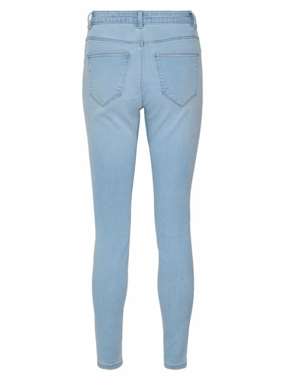 Outlet VERO MODA VMELLY Middels høyt snitt Skinny Fit Jeans Light Blue Denim