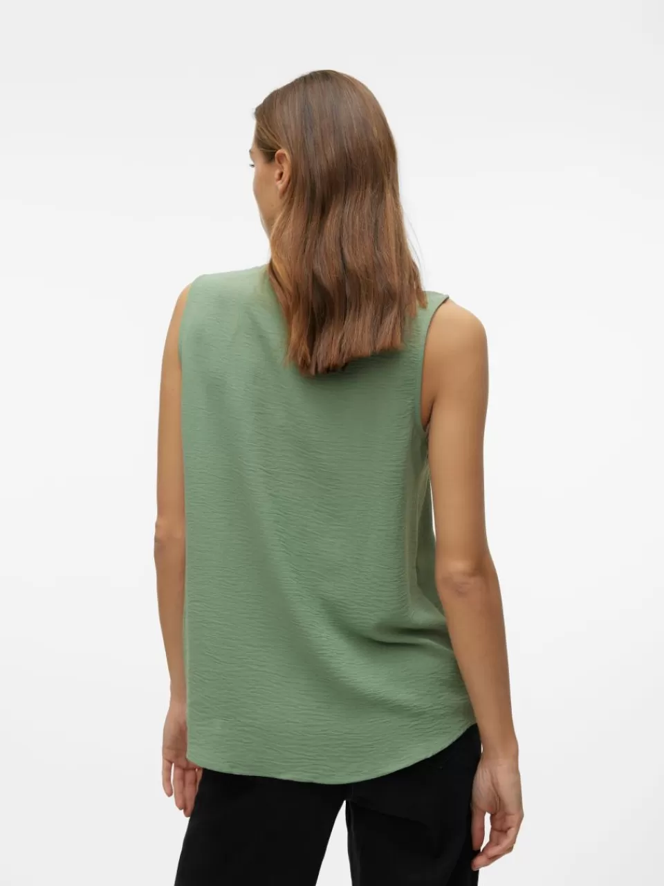 Flash Sale VERO MODA VMELVA Topp Hedge Green