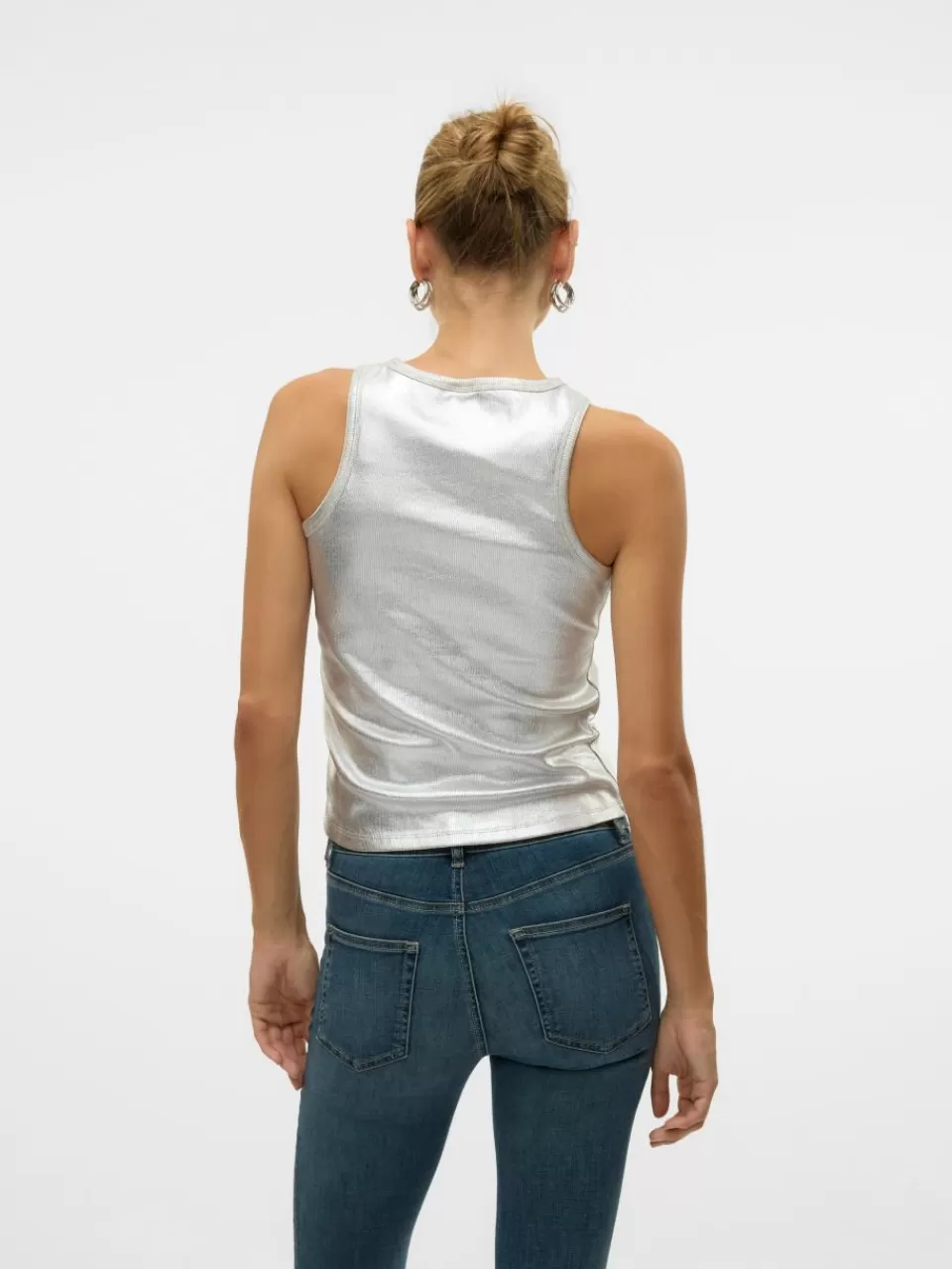 Cheap VERO MODA VMEMMALIE Tanktopp Silver Colour