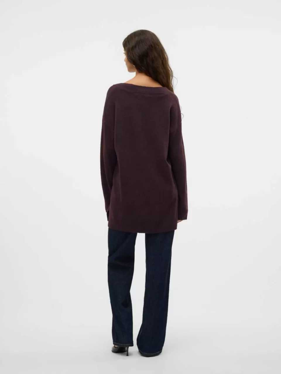 Online VERO MODA VMESTI Genser Plum Perfect