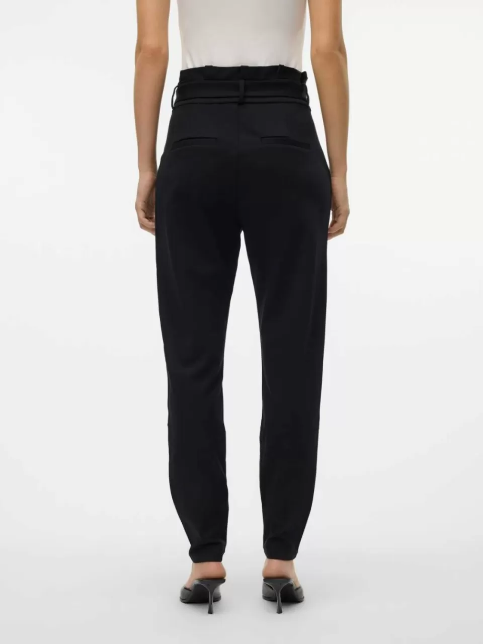 Cheap VERO MODA VMEVA Høyt snitt Bukser Black