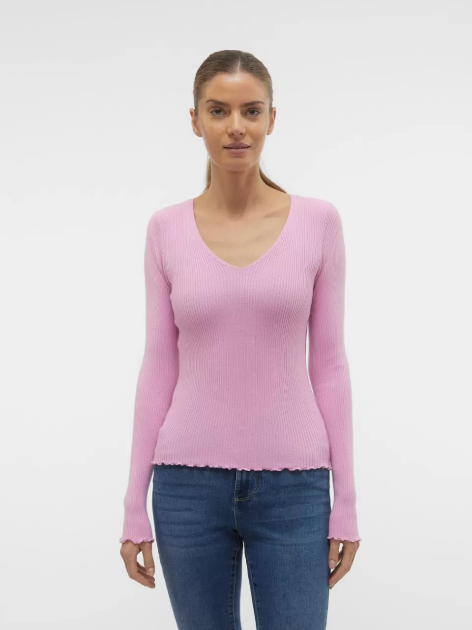 Flash Sale VERO MODA VMEVIE Genser Pastel Lavender