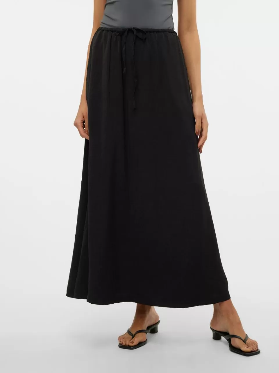 Best Sale VERO MODA VMFABIANA Høy midje Langt skjørt Black