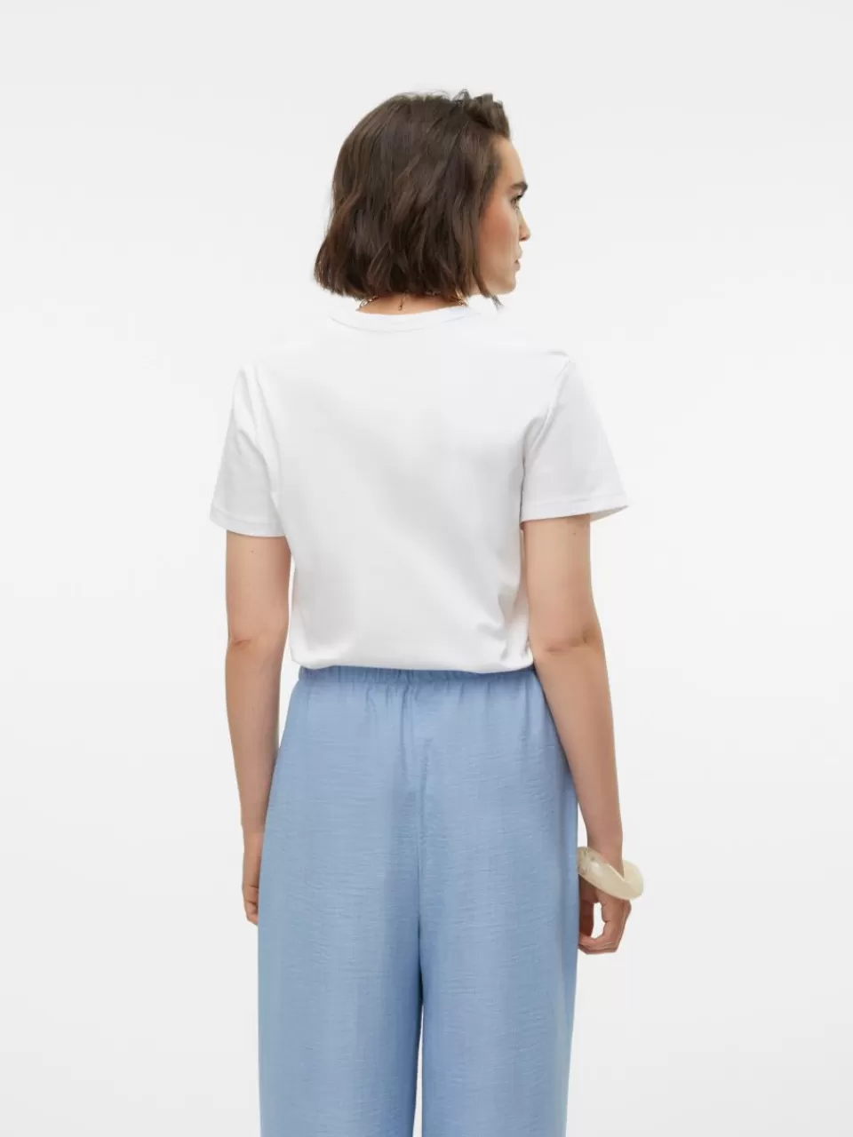 Best VERO MODA VMFAVORITE Topp Bright White